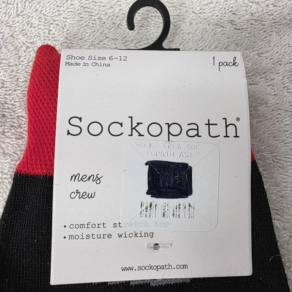 Sockopath Men's Socks Lot - 3 Pairs Chicken Wing Martini Black Fun Gift SZ 6-12